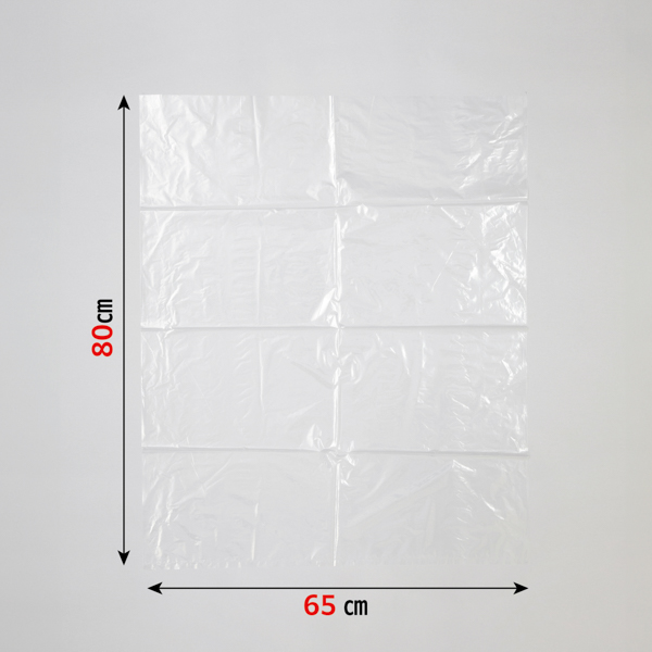 P-43 業務用スタンダード 45L 透明 ゴミ袋 サイズ650×800×0.03mm 60冊入 (1冊10枚入・計600枚入)_2