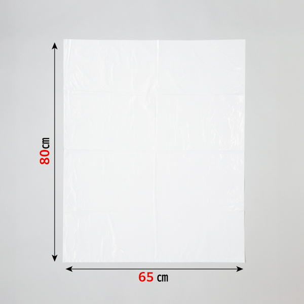 P-44 業務用スタンダード 45L 半透明 ゴミ袋 サイズ650×800×0.03mm 60冊入 (1冊10枚入・計600枚入)_2