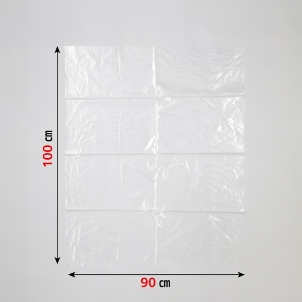 P-93 業務用スタンダード 90L 透明 ゴミ袋 サイズ900×1000×0.045mm 30冊入 (1冊10枚入・計300枚入)_2