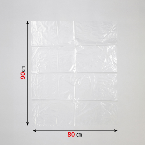 PL78 業務用重量物対応 70L ゴミ袋 透明 0.08mm厚 10冊入 (1冊10枚入・計100枚入)_2