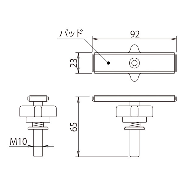 XA-314 B形アジャスター[2×4メイト・ツーバイフォーメイト]《取り寄せ商品・代引不可》_2