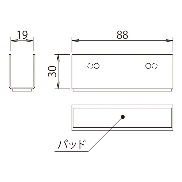 XL-401 C形ベースキャップ[2×4メイト・ツーバイフォーメイト]《取り寄せ商品・代引不可》_2
