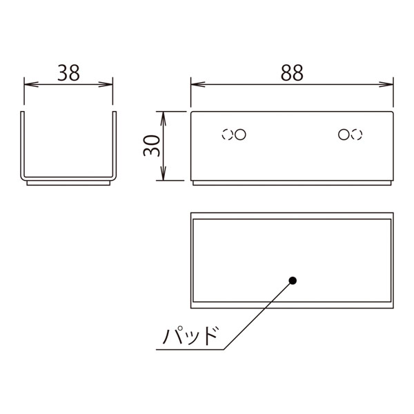 XL-402 C形ベースキャップ[2×4メイト・ツーバイフォーメイト]《取り寄せ商品・代引不可》_2