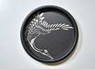 鶴 丸型(黒枠)