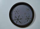 雪 丸型(茶枠)