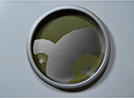 扇 丸型(銀枠)