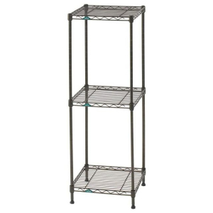 GR303090-3 スチールラック 幅30cm 3段 ルミナスガーデン フラワースタンド 幅30×奥行30×高さ90cm ポール径12.7mm【メーカー直送代引不可】  