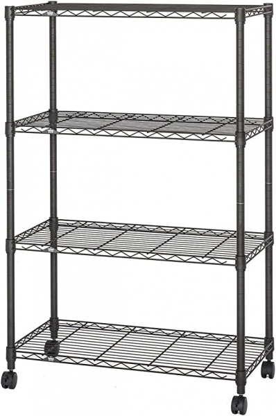 ４段スチールラック ルミナス NO8012-4 ルミナス ノワール フリーラック スチールラック 4段