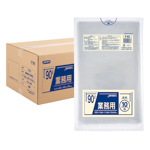 P-93 業務用スタンダード 90L 透明 ゴミ袋 サイズ900×1000×0.045mm 30冊入 (1冊10枚入・計300枚入)